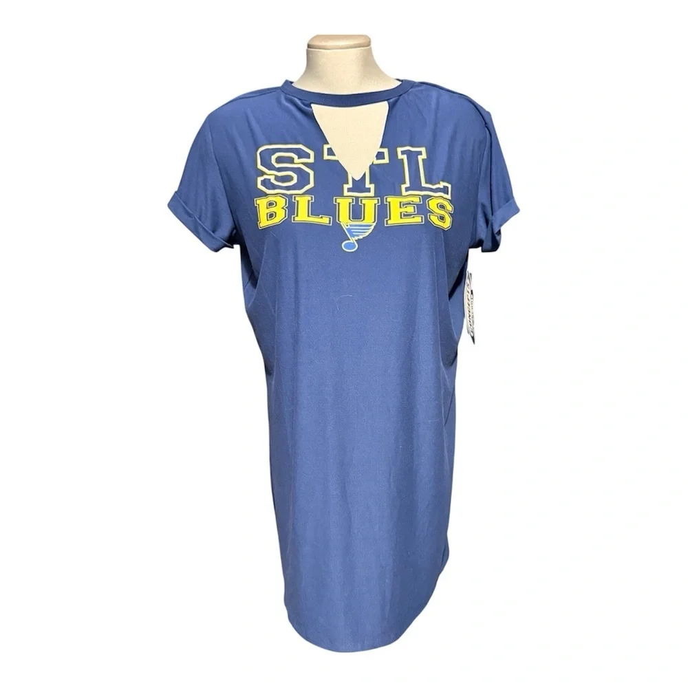 Concepts NHL Fan Girl Shirt Lue - Picture 1 of 4